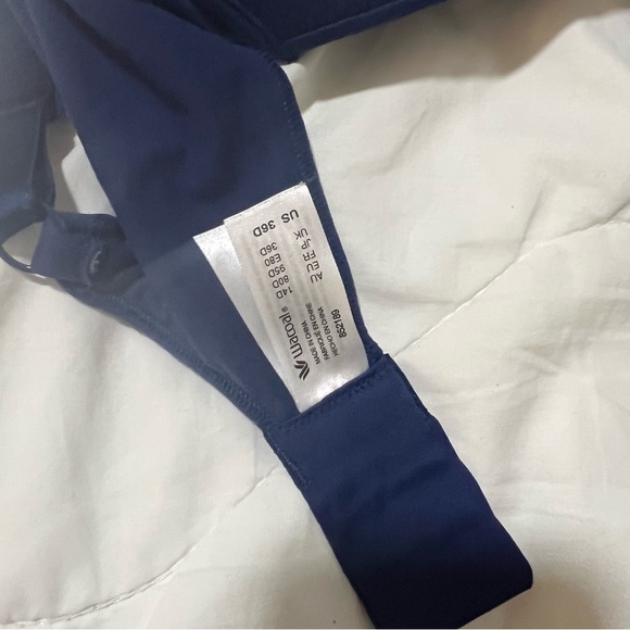 Wacoal Women’s Wireless (852189) Navy Blue Bra Size 36D Soft Cup - Picture 5 of 6
